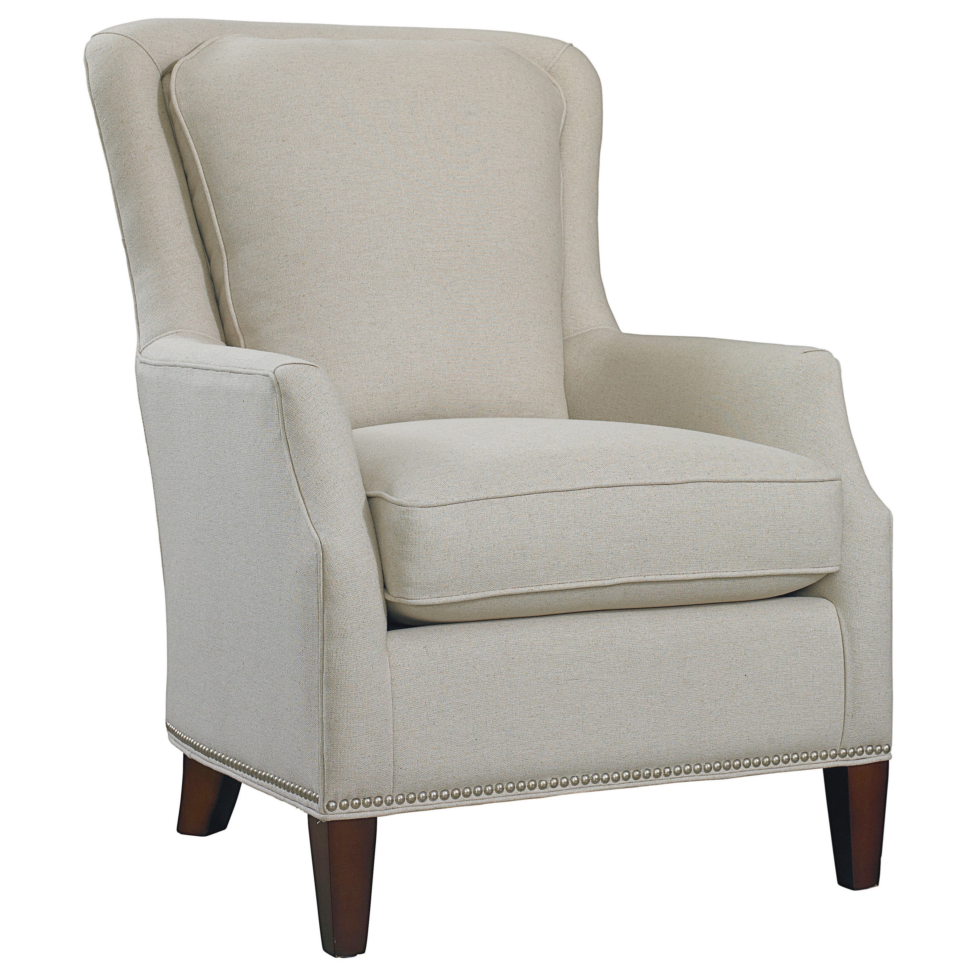 Bassett Kent Transitional Den Room Accent Chair Howell Furniture